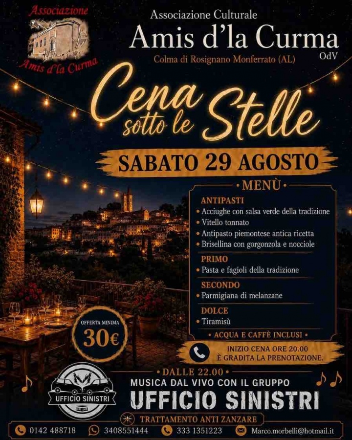 Appuntamenti assai interessanti in. Rosignano Monferrato e territorio